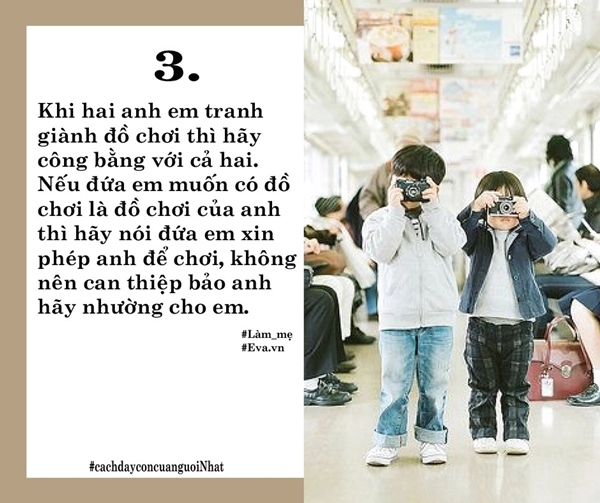 10 điều mà mọi bà mẹ nhật đều dùng để dạy con ngoan từ thuở lọt lòng