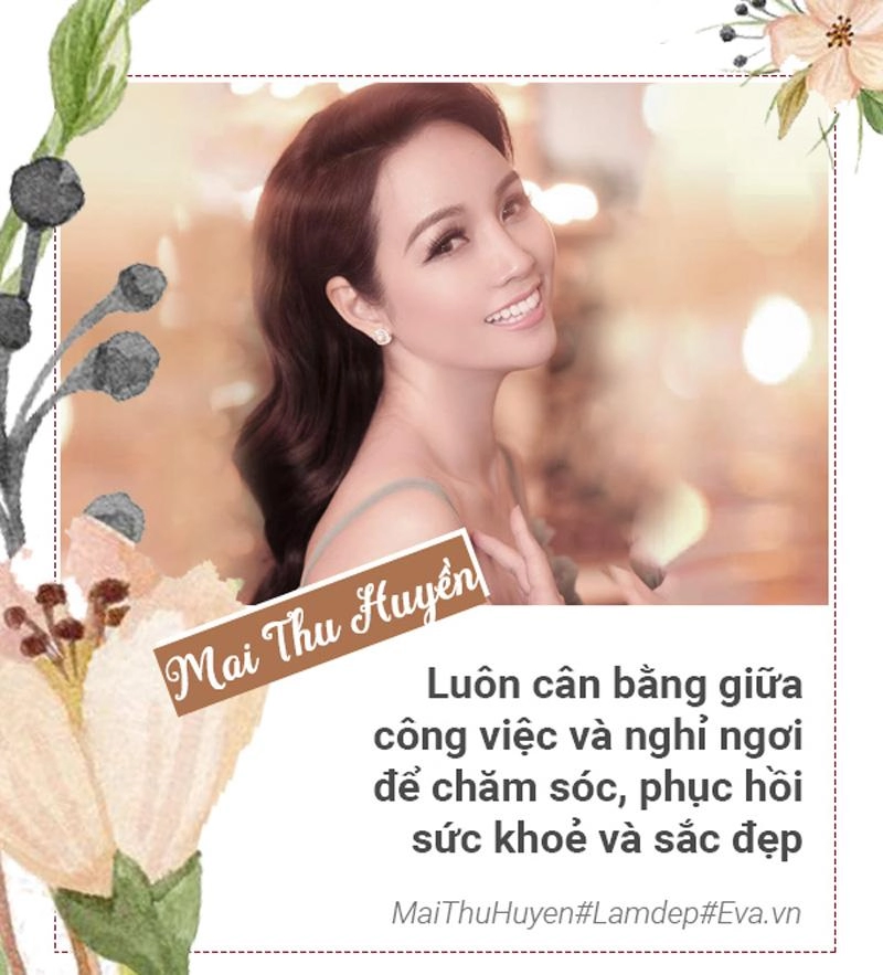 Bà mẹ 2 con mai thu huyền lần đầu tiết lộ bí quyết trẻ mãi không già