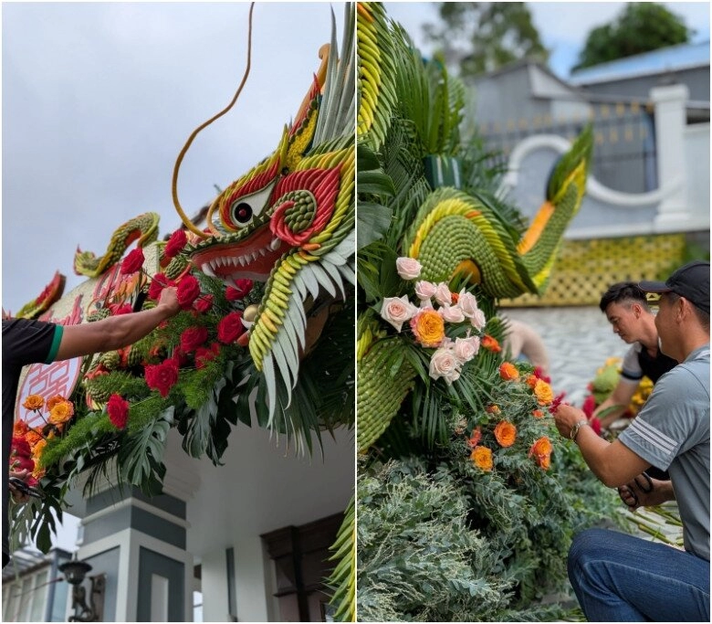 Cổng cưới lá dừa đậm chất miền tây trong đám cưới hà trí quang chuẩn bị hơn 10 ngày chi phí gây bất ngờ