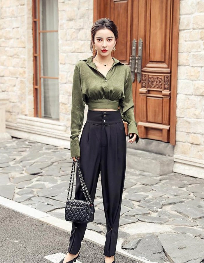 Diện crop top phô mỡ bụng hàn quốc toàn thần tượng việt nam đến hoa hậu cũng không thoát