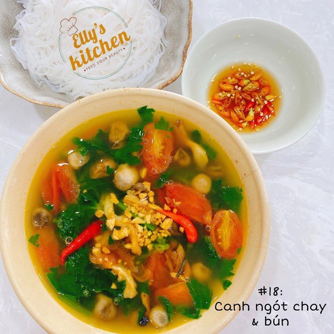 Elly trần kết thúc 30 ngày ăn chay những món cuối càng gây trầm trồ