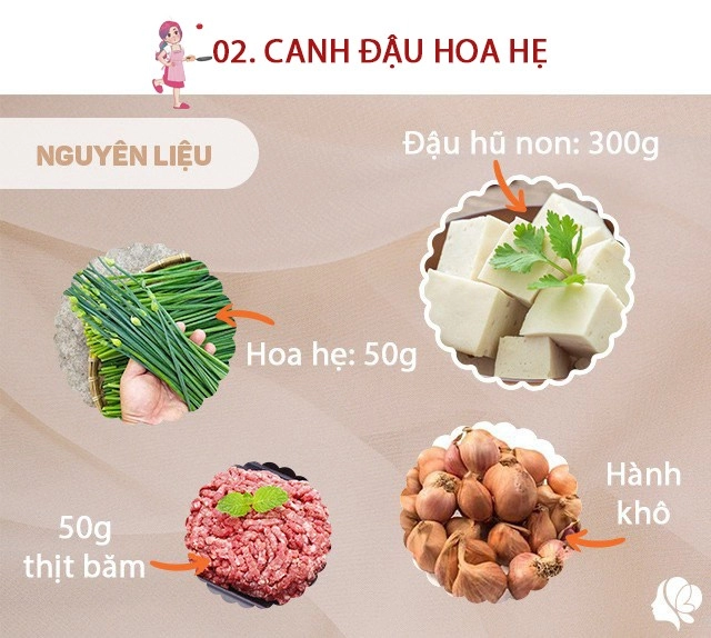 Hôm nay nấu gì bữa cơm thanh mát cho ngày nắng ấm