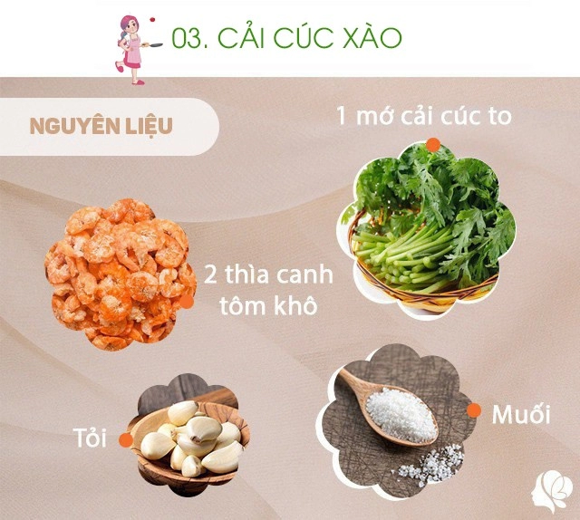 Hôm nay nấu gì cơm chiều thơm nức mũi có món rau xào lạ miệng nhưng ngon