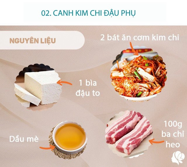 Hôm nay nấu gì thực đơn 3 món dễ nấu món cuối là đặc sản một vùng tranh thủ ăn không hết mùa