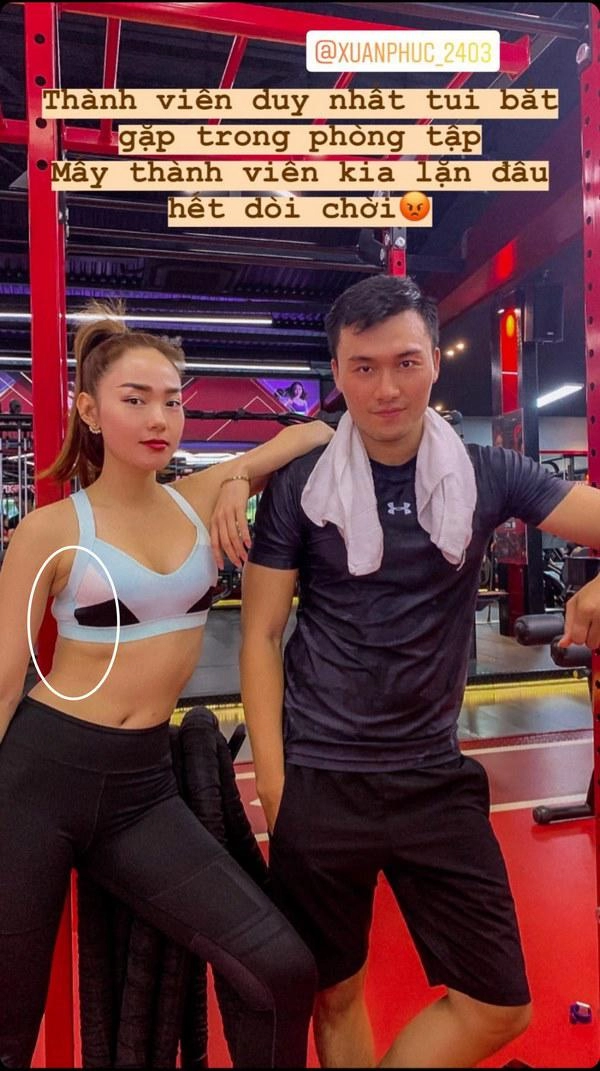 Khi minh hằng khoe hình đi tập gym dân tình lại chỉ tập trung vào chi tiết này