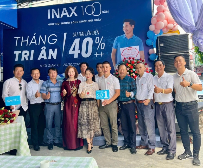 Kỷ niệm 100 năm thành lập inax tung chiến dịch khuyến mãi lớn tại hệ thống cửa hàng chính hãng