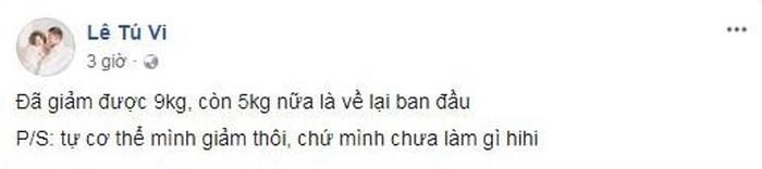 Mấy ai bằng tú vi vừa sinh con gái đầu lòng đã giảm liền tù tì 9kg trong 2 tuần