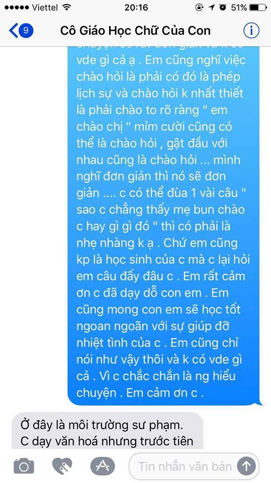 Mẹ 9x hoang mang chuyện cô giáo bắt con nghỉ học vì mẹ con không chào cô