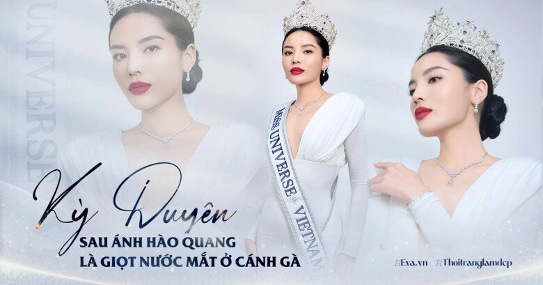 Miss universe vietnam 2024 kỳ duyên sau ánh hào quang là giọt nước mắt ở cánh gà có thể đội vương miện đi ngủ