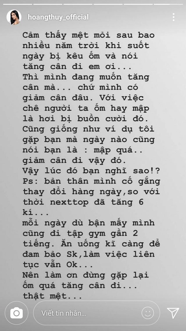 Một thời bị mỉa mai á hậu hoàng thuỳ tiết lộ ảnh vịt hoá thiên nga đầy ngỡ ngàng