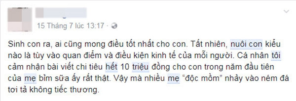 Nuôi 2 con chưa đến 2 triệu đồng tháng mẹ bỉm sữa khiến dân mạng nhảy dựng vì hư cấu