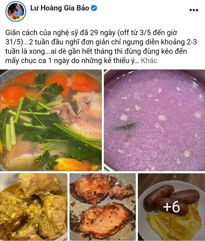 Sài gòn giãn cách lê phương bảo thy được chồng phục vụ lan khuê nấu 3 bữa tắm 4 lần