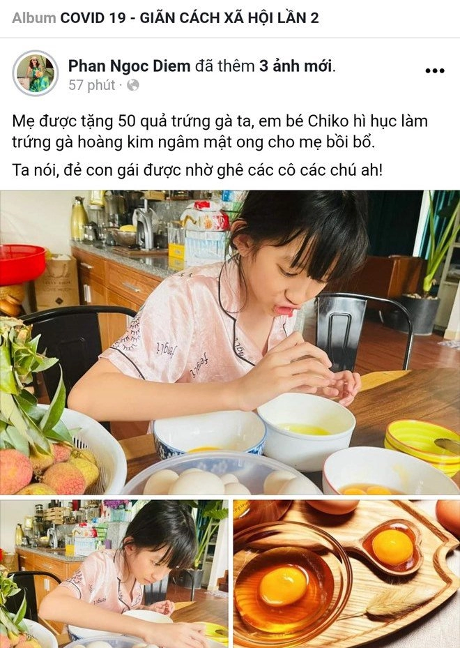 Sài gòn giãn cách lê phương bảo thy được chồng phục vụ lan khuê nấu 3 bữa tắm 4 lần