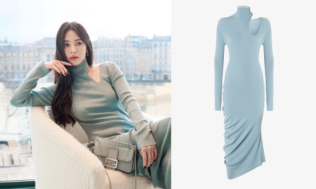 Song hye kyo tỏa sáng với đầm đơn sắc