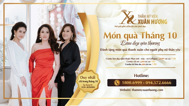 Tháng yêu thương tặng quà siêu khủng tại thẩm mỹ viện xuân hương