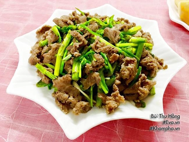 Thịt bò xào thịt băm rim mặn đậm đà cho bữa chiều ngon miệng