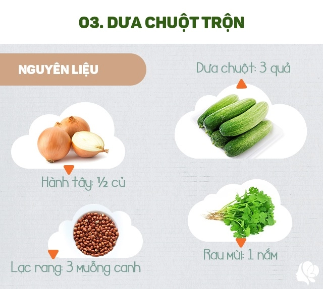 Thực đơn cơm chiều chưa đến 100 nghìn đồng 4 món đơn giản mà cả nhà ăn hoài không chán