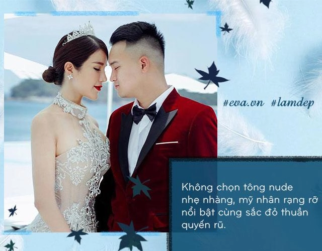 Trang điểm mùa cưới lan khuê tú anh đã biến hoá khác lạ thế nào trong ngày này