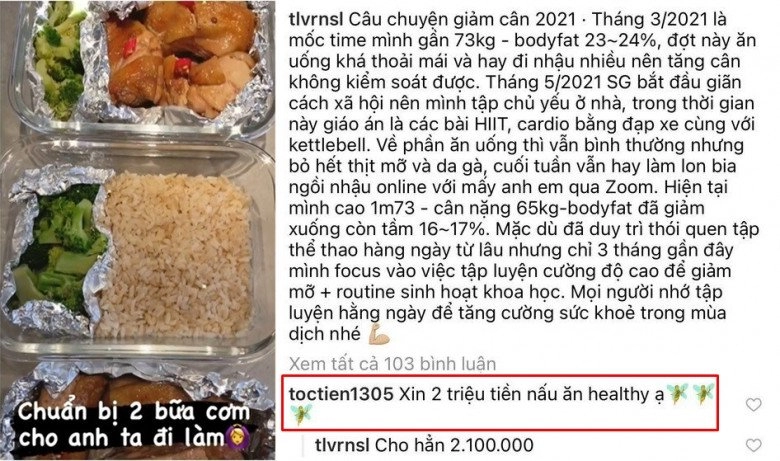 Từng đòi 2 triệu tiền nấu ăn giờ tóc tiên bị bệnh vẫn lao vào bếp làm cơm cho chồng có món đẹp như tranh