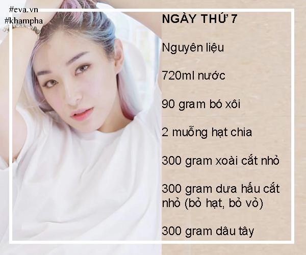 Từng khổ sở vì cân nặng mina liêu áp dụng thực đơn giải khát giảm 4 kg trong 12 ngày