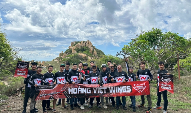 Hành trình clb winner hoàng việt wings về miền biển