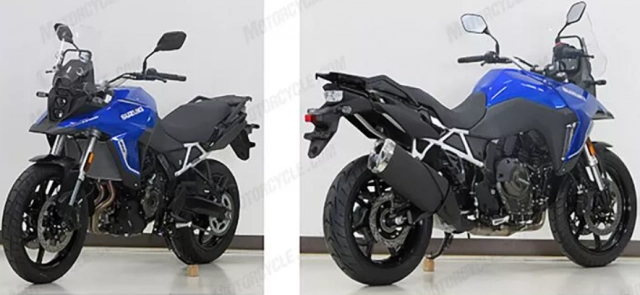 Hình ảnh suzuki v-strom 800 2024 phiên bản đường trường bị rò rỉ