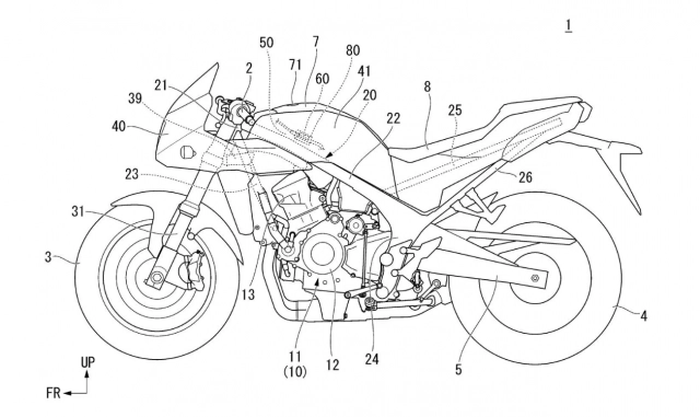 Lộ tin cbr750r dựa trên honda hornet có thể sắp ra mắt