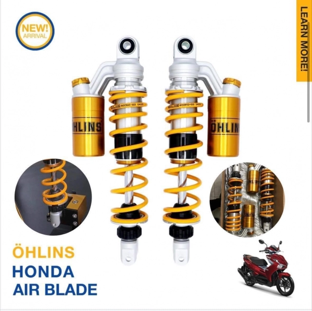 Mã phuộc mới của ohlins dành cho tay ga phổ thông đã cập bến việt nam