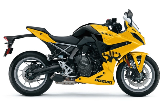 Suzuki gsx-8r 2024 hoàn toàn mới lộ diện thách đấu yamaha r7