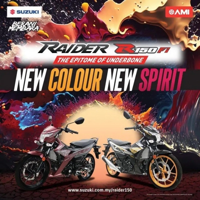 Suzuki raider 2023 tại malaysia lộ diện với giá bán 46 triệu đồng