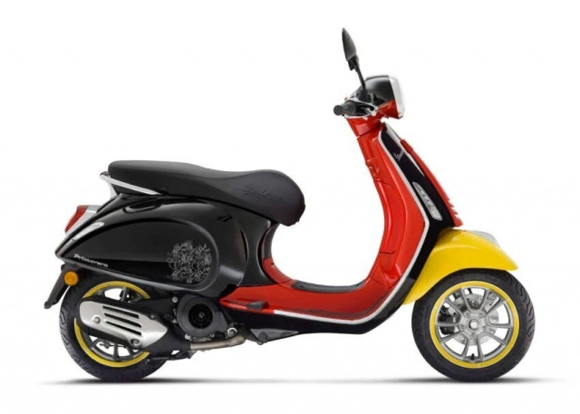 Vespa mickey mouse khiến toàn cầu chấn động với sự hợp tác của disney x vespa