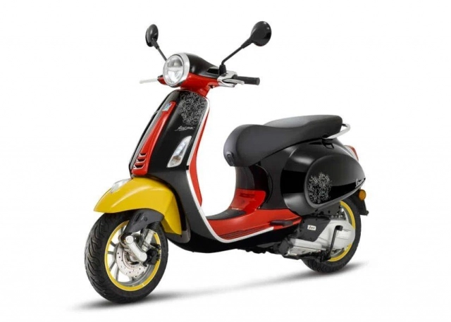 Vespa mickey mouse khiến toàn cầu chấn động với sự hợp tác của disney x vespa