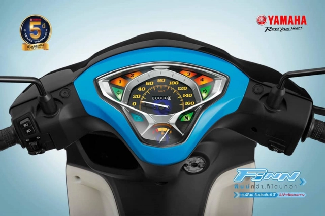 Finn 2023 được yamaha giới thiệu với giao diện bắt mắt và hấp dẫn