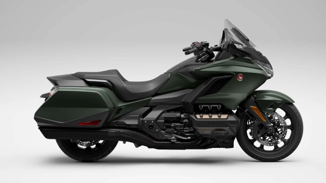 Honda gold wing 2024 ra mắt màu xanh mờ mới