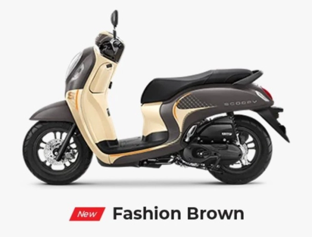 Honda scoopy bổ sung tông màu mới chào đón năm 2024