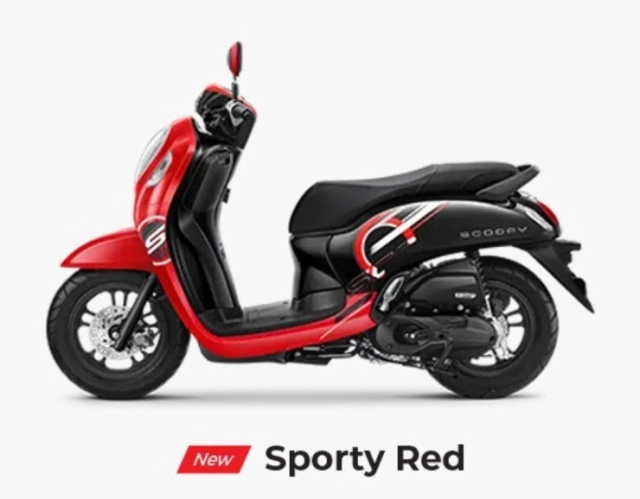 Honda scoopy bổ sung tông màu mới chào đón năm 2024