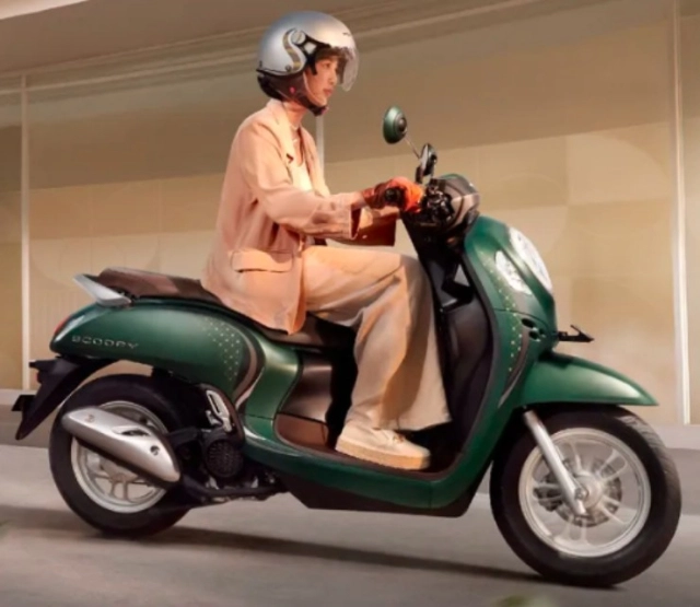 Honda scoopy bổ sung tông màu mới chào đón năm 2024