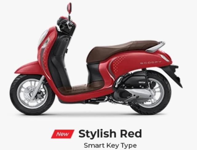 Honda scoopy bổ sung tông màu mới chào đón năm 2024