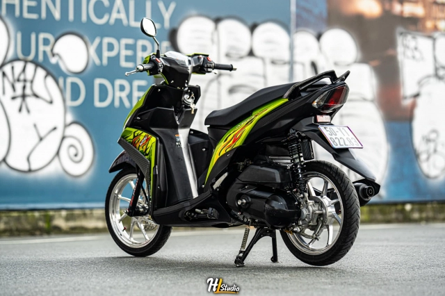 Yamaha mio m3 độ dàn chân bạch kim độc lạ sài thành