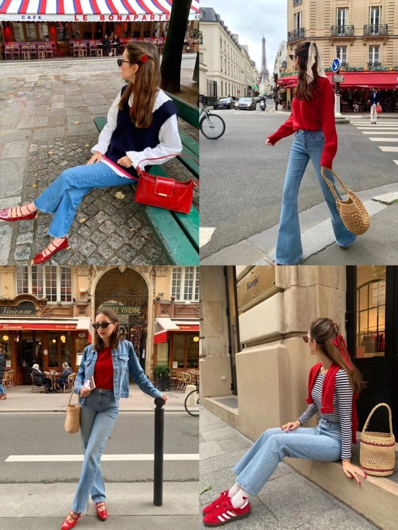 4 món đồ màu đỏ phối cùng quần jeans sành điệu dành cho các nàng cá tính tự tin mặc đẹp khai xuân