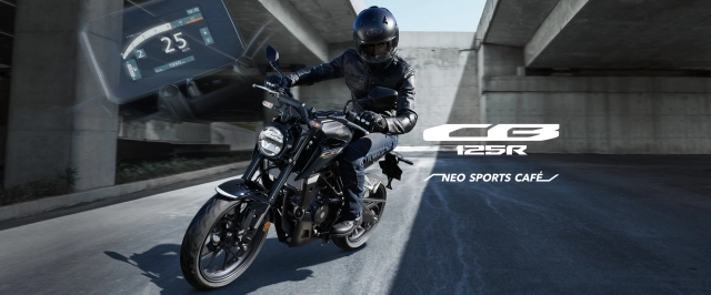 Cb125r 2024 sở hữu màn hình tự thay đổi màu sắc dựa vào ngày đêm