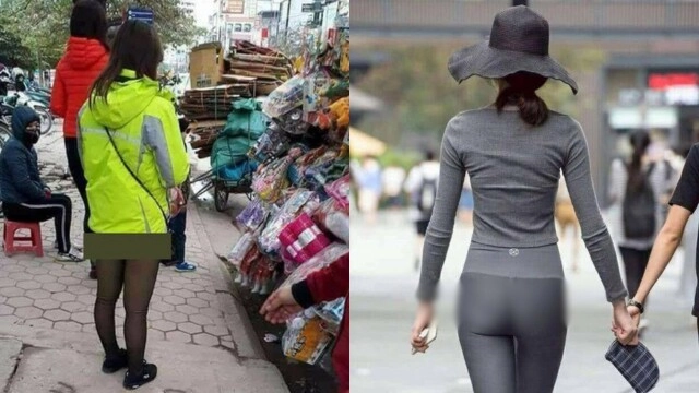 đỏ mặt trước cảnh chị em mặc quần tất phản cảm đi chợ phụ nữ thanh lịch không bao giờ mắc những lỗi này