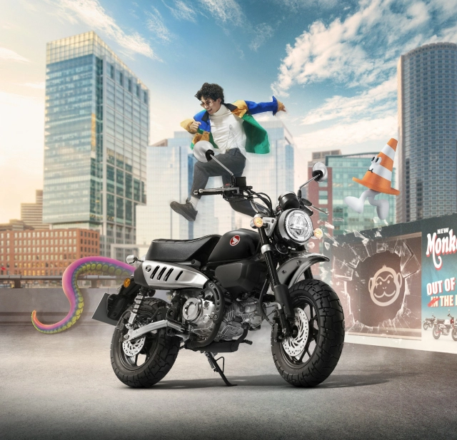 Monkey 2024 được honda phá cách diện mạo theo hướng tinh nghịch