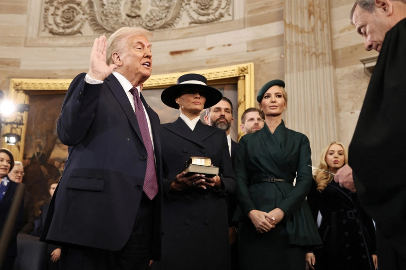 Phụ nữ nhà trump được khen đẹp quyền lực tại lễ nhậm chức tổng thống