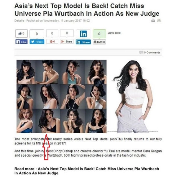 Rộ tin minh tú là á quân asias next top model 2017