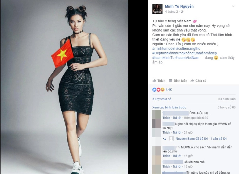 Rộ tin minh tú là á quân asias next top model 2017
