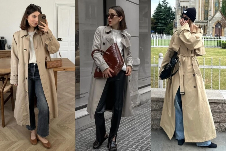 Trong 4 kiểu áo khoác trench coat phổ biến làm sao để mặc đẹp như siêu mẫu
