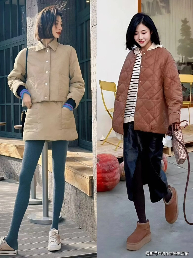 Trong tất cả các kiểu áo khoác đây là chiếc áo mặc cùng váy tôi thấy béo và xấu nhất