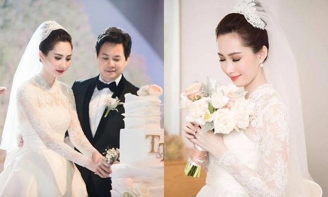 Váy cưới của hoa hậu khánh vân đụng ý tưởng với những cô dâu đình đám nào