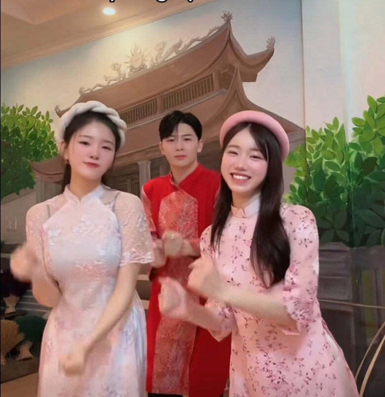 Xuất hiện hot girl áo dài ngỡ gái hàn lướt vài giây cũng hút triệu views vì quá xinh đẹp